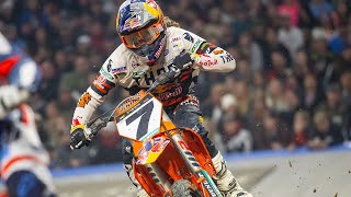 Supercross Round 10 450SX Highlights  Detroit MI Ford Field  Mar 18 2023 [upl. by Mulderig]