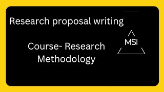 Research proposal Writing research researchproposal [upl. by Karas]