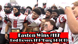 Easton PA 17 Phillipsburg 14 OT  117th Thanksgiving Game  Noah Borluca GW FG in OT [upl. by Kristal]