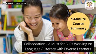 Collaboration  A Must for SLPs Working on Literacy [upl. by Nerta]