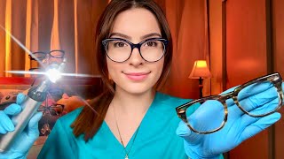 ASMR Examen De La VUE 👓 Roleplay Opthamologue Medical Eye Exam en Français [upl. by Aerehs]