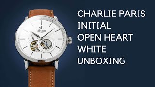 Charlie Paris Initial Open Heart White Unboxing [upl. by Lian]