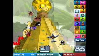 Bloons Tower Defense 4 Expansion  Secret Track 3 Walkthrough  HARD [upl. by Rodger]