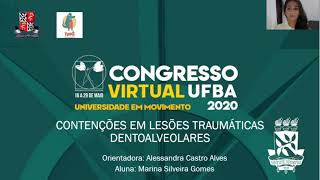 CONTENÇÕES EM LESÕES TRAUMÁTICAS DENTOALVEOLARES [upl. by Arres]