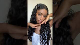 DOE EYED MAKEUP TUTORIAL 🫐🦌 Follow for more whoisduckie makeuptutorial doeeyed curlyhair [upl. by Ahrat]