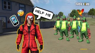 GREEN DINO VS RED CRIMINAL ☠️ PART 1  FREEFIRE [upl. by Aidole]