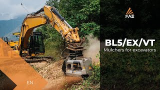 The king of forestry mulchers for excavators with BL MAX blade [upl. by Balmuth]