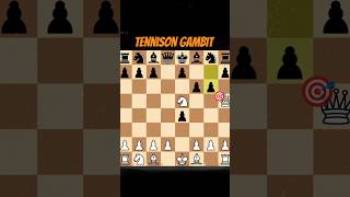 Tennison Gambit  QUEEN SACRIFICE shortsfeed chessopening [upl. by Jimmie]