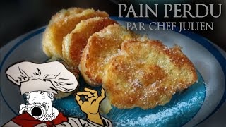 TUTO cuisine  Pain perdu sans lait  recette facile par Chef Julien [upl. by Apthorp]