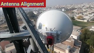 Microwave Antenna Alignment PART 1  Microwave Antenna  06M Microwave Antenna Alignment [upl. by Teddy]