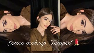 Latina Makeup Tutorial 💄🖤 [upl. by Hnahc]