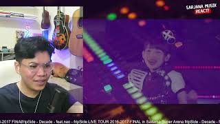 fripSide  Decade  featnao  fripSide LIVE TOUR 20162017  SARJANA MUSIK REACTION [upl. by Gettings479]