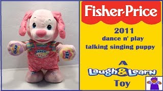 2011 FisherPrice Laugh N Learn Dance N Play Talking Singing Pink Puppy Plush [upl. by Eldridge]