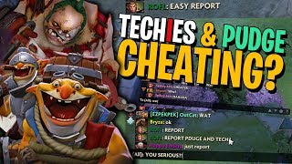 Techies amp Pudge Are CHEATING  DotA 2 [upl. by Lyred]