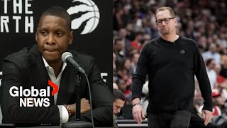 Toronto Raptors President Masai Ujiri yearend press conference after coach Nick Nurse fired  FULL [upl. by Hux]