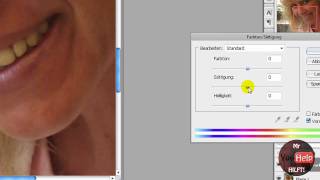 Photoshop Tutorial Zähne bleichen [upl. by Liatnahs]