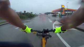 Elops Speed 500  POV package pick up in the rain [upl. by Friedrick]