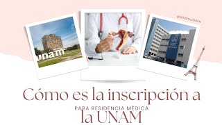 ¿Cómo es la inscripción a la UNAM para las especialidades médicas [upl. by Animaj617]