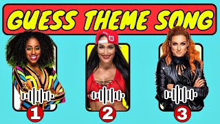 Can You Guess WWE Female Superstar From Their Theme Music 🎵🎶✅ Ft Ronda Rousey Sasha Bank Etc [upl. by Euqinotna]