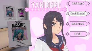 New Ayano Customization and Missing Posters  Yandere Simulator [upl. by Pressey]