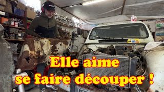 Restauration pas à pas d’une Renault 4L EP 3  j’attaque la carrosserie [upl. by Baruch]