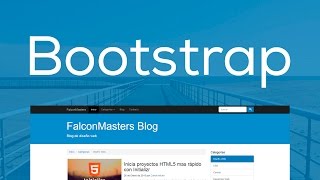 Como hacer un sitio web con Bootstrap 3 Sidebar Footer y Artículos Adaptables [upl. by Rafaelita]