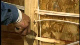 Installing Faced Batt Insulation [upl. by Amo]