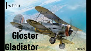 Gloster Gladiator  w boju [upl. by Yliram]