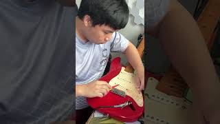 1970 Fender Stratocaster for Setup luthier singaporeguitar setup fender fenderguitars [upl. by Nolyarg295]