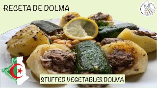 DOLMA de verduras rellenas 🇩🇿RECETA ARGELINA 🇩🇿 ALGERIAN DOLMA RECIPE [upl. by Ingeberg762]