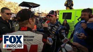 Greg Biffle Confronts Jimmie Johnson PostRace at Martinsville [upl. by Bor]