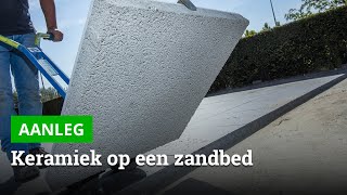 GeoCeramica leggen  BESTE MANIER voor een terras van keramische tuintegels  Bestratingswebnl [upl. by Mathe]