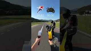 ❌ATHLETE VS SPORT BIKE DID WIN WHO [upl. by Ritchie]