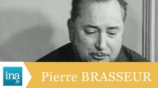 Pierre Brasseur au Théâtre de Paris  Archive INA [upl. by Audrit]