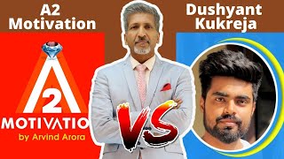 A2 Motivation vs Dushyant Kukreja  Youtubers Comparison shorts a2motivation I dushyantkukreja [upl. by Emylee]