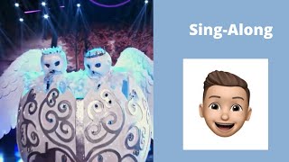 Masked Singer Season 4 Snow Owls Performs Prayer SingAlong Lyrics [upl. by Janek]