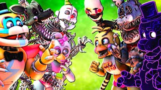 Top 10 CRAZIEST FNaF FIGHTS vs Animations [upl. by Skiba]