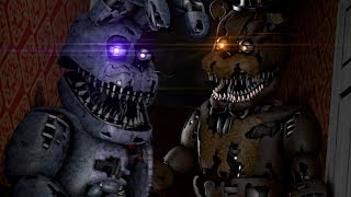 SFM FNAF FNaF Nightmare Freddy amp Nightmare Bonnie Voice Animated [upl. by Eiramlehcar]