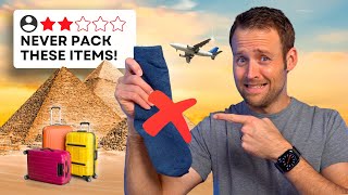 12 Things Experienced Travelers No Longer Pack Minimalist Packing Tips [upl. by Ahsinav93]