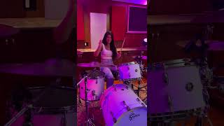 Izzy Lamberti Drum Cover quotValeriequot drumming drumcover drumsdaily trending amywinehousecover [upl. by Anoed]