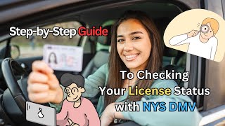 🛣️ StepbyStep Guide ∞ Checking Your License Status with NYS DMV 📋✅ [upl. by Sergias]