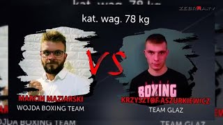 Marcin Maziarski vs Krzysztof Aszurkiewicz CAŁA WALKA [upl. by Attenreb]