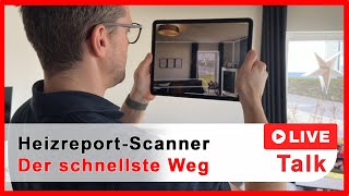 Mit LiDARScanner und KI zur Heizlast  Heizreport App  Live Talk [upl. by Elberfeld]