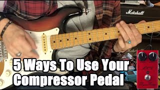 5 Cases You May Need a Compressor Pedal  Dyna Comp MXR [upl. by Fast]