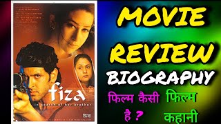 FIZA MOVIE 2000 HRITHIK ROSHAN  BOLLYWOOD MOVIE REVIEW STORY BIOGRAPHY [upl. by Mindi]