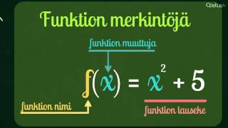 MAB3 Funktion merkintöjä ja funktion arvon laskeminen [upl. by Halford942]