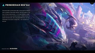 PRIMORDIAN REKSAI SKIN SPOTLIGHT WHITE CHROMA07012024 [upl. by Fulviah]