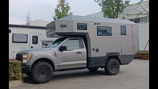 Walk Through Of Ford Based Truck Camper F150 By Njstar Factory Made [upl. by Iveel]