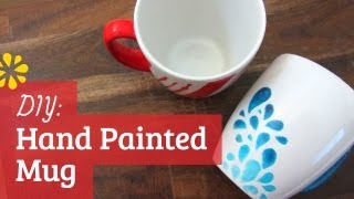 DIY Hand Painted Mug  Sea Lemon [upl. by Ernaldus]