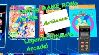 AtGames Legends Ultimate Arcade  Playing MAME ROMS [upl. by Inalel]